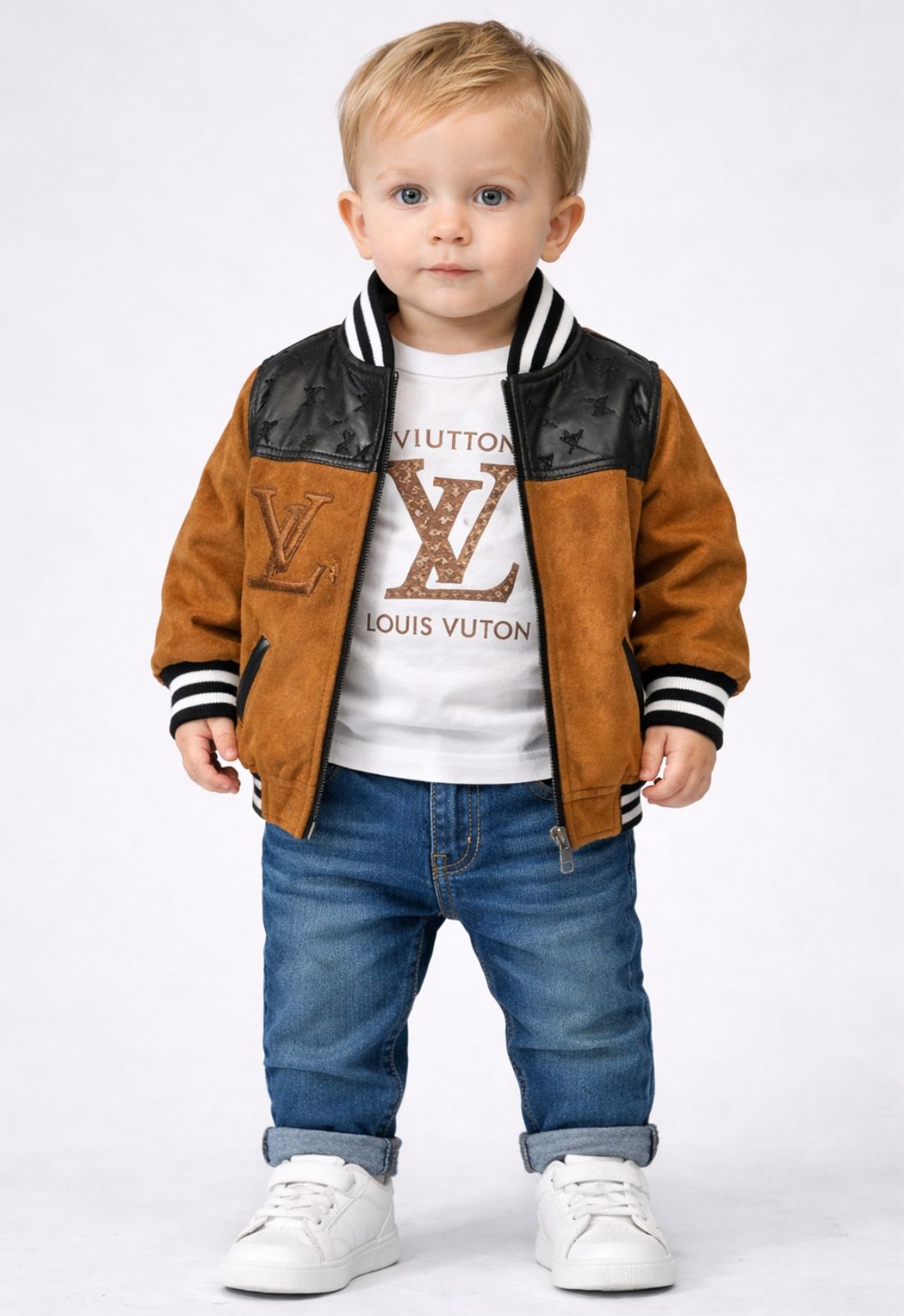 Little Boss Denim Set (3-piece-set)