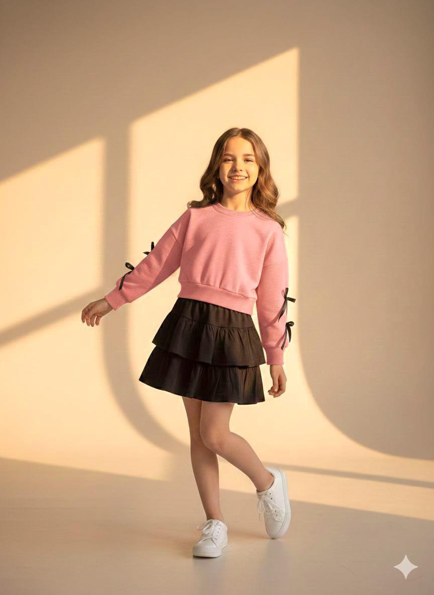 Pink & Black Tiered Set