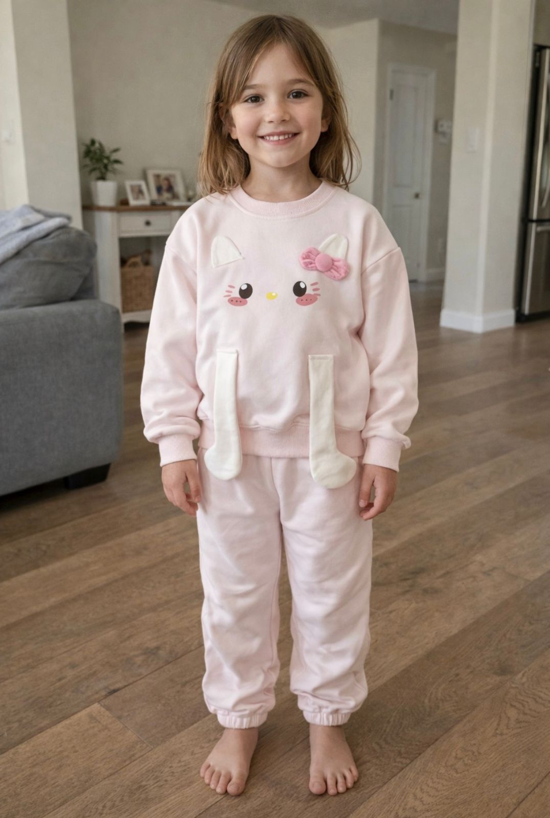 Sweet Kitty Fleece Lounge Set