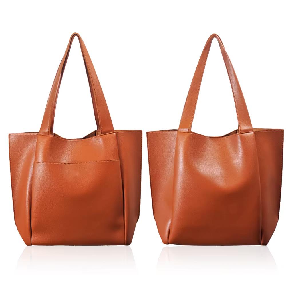Camel Leather Tote