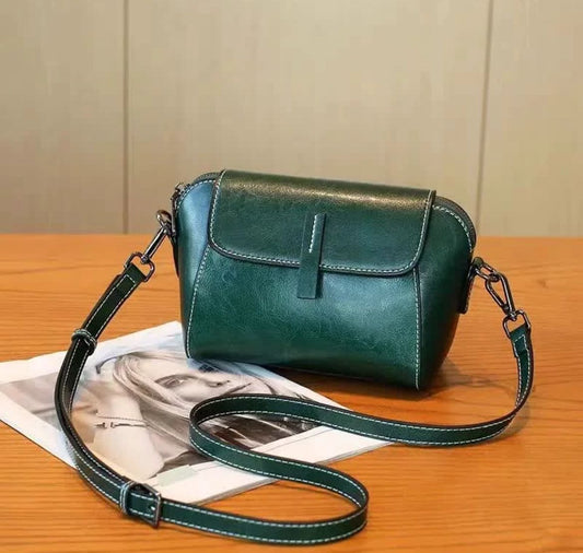 Compact Crossbody Bag – Green
