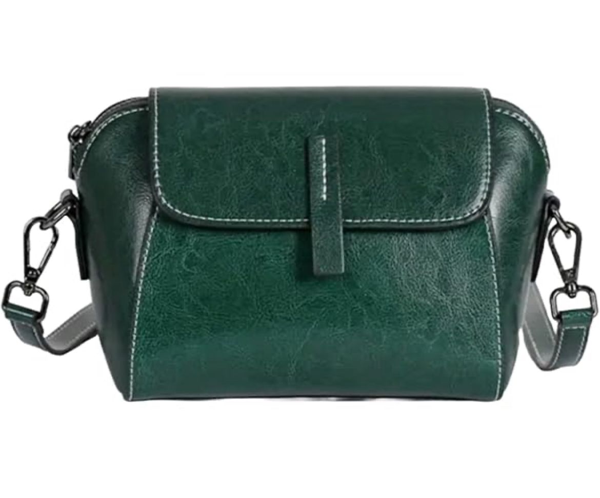 Compact Crossbody Bag – Green