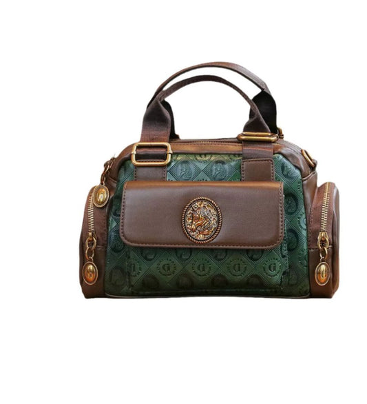 Monogram Cylinder Handbag – Green