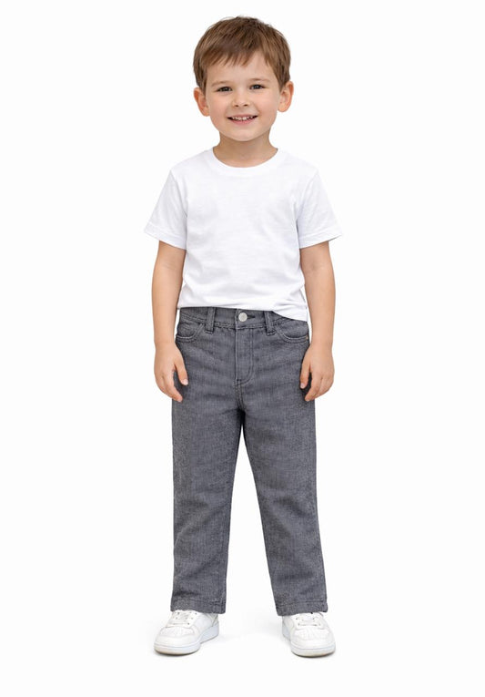 Grey Straight-Leg Jeans (kids)