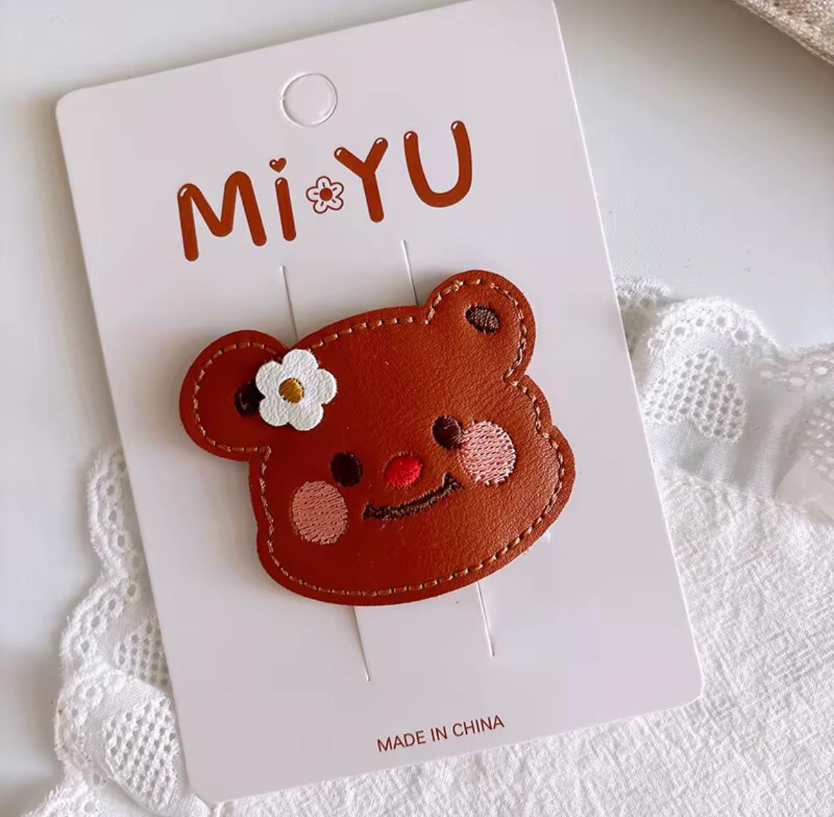 Cute Padded Hair Clip – Fruit & Character Collection