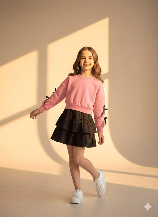 Pink & Black Tiered Set