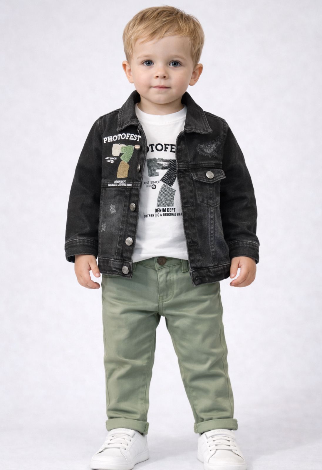 Mini Rockstar 7 Denim Set