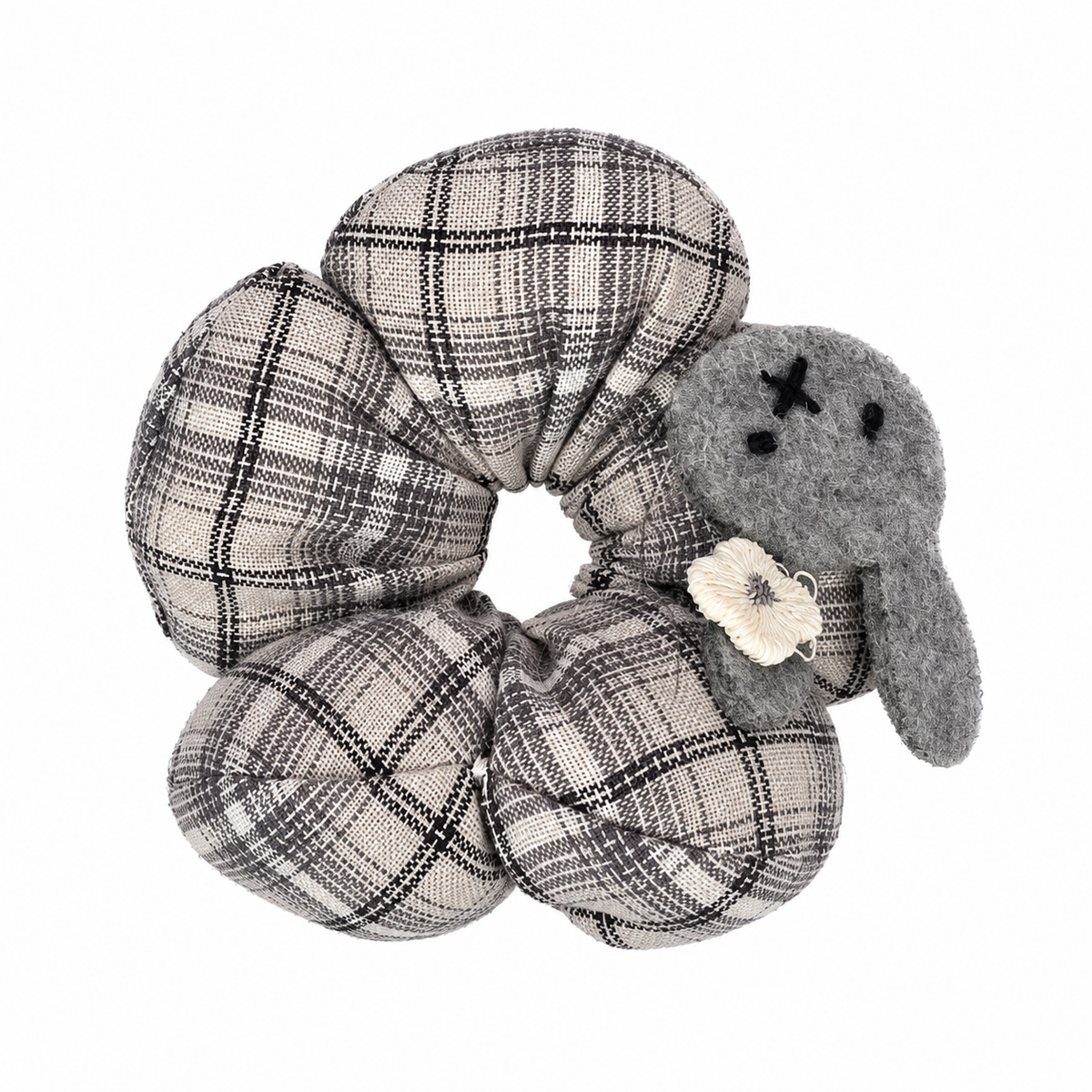 Girls’ Padded Fabric Hair Band – Plaid & Character Styles