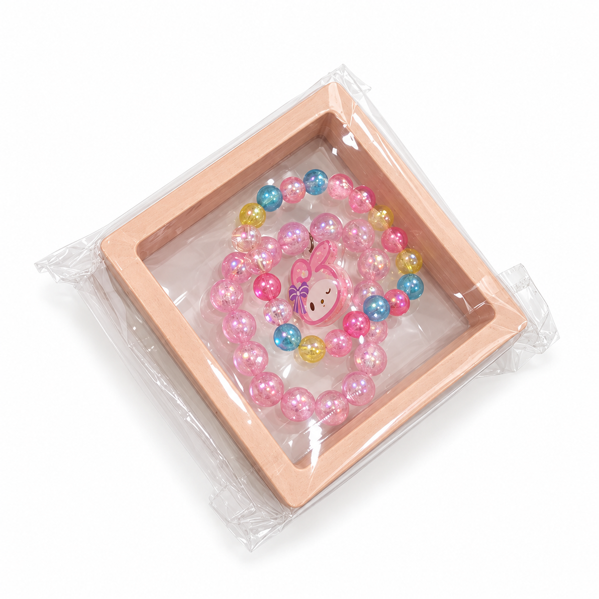 Kids’ Beaded Bracelet Gift Set – Character & Pearl Styles