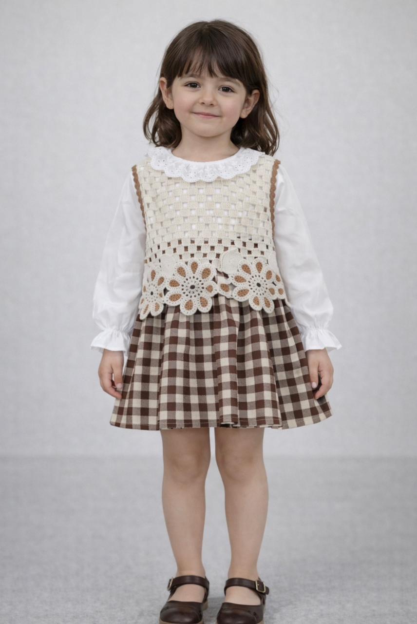Turkish Set (3-pieces) Dress-Look Romper (2–5 Years)