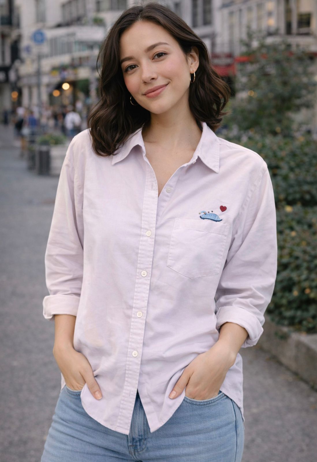 Classic button-down shirt