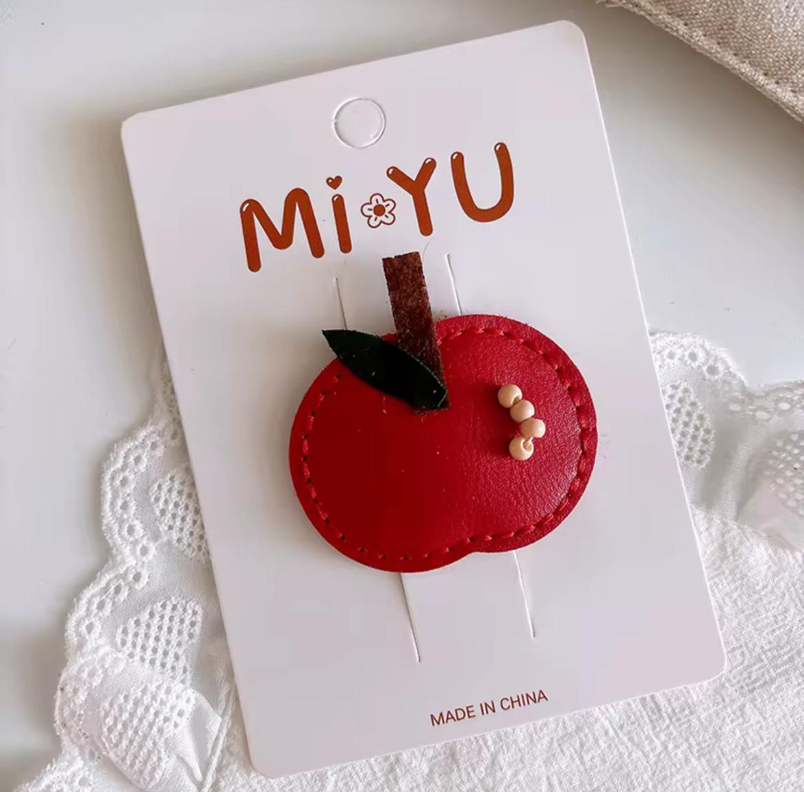 Cute Padded Hair Clip – Fruit & Character Collection