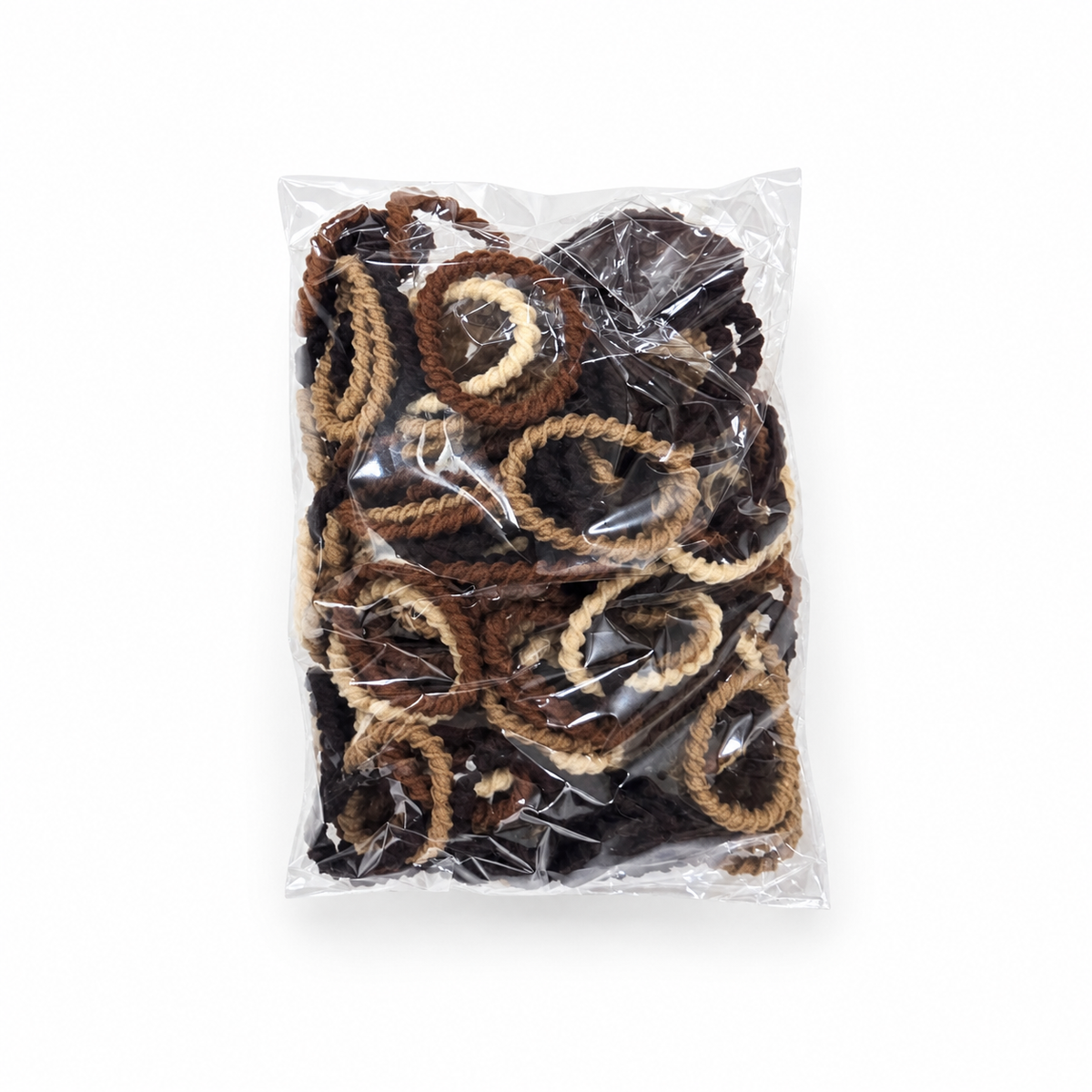 Girls’ Soft Mini Hair Elastics – Textured & Plain Colour Sets
