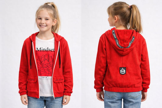 Mindset Graphic Hoodie & Tee Set – Red
