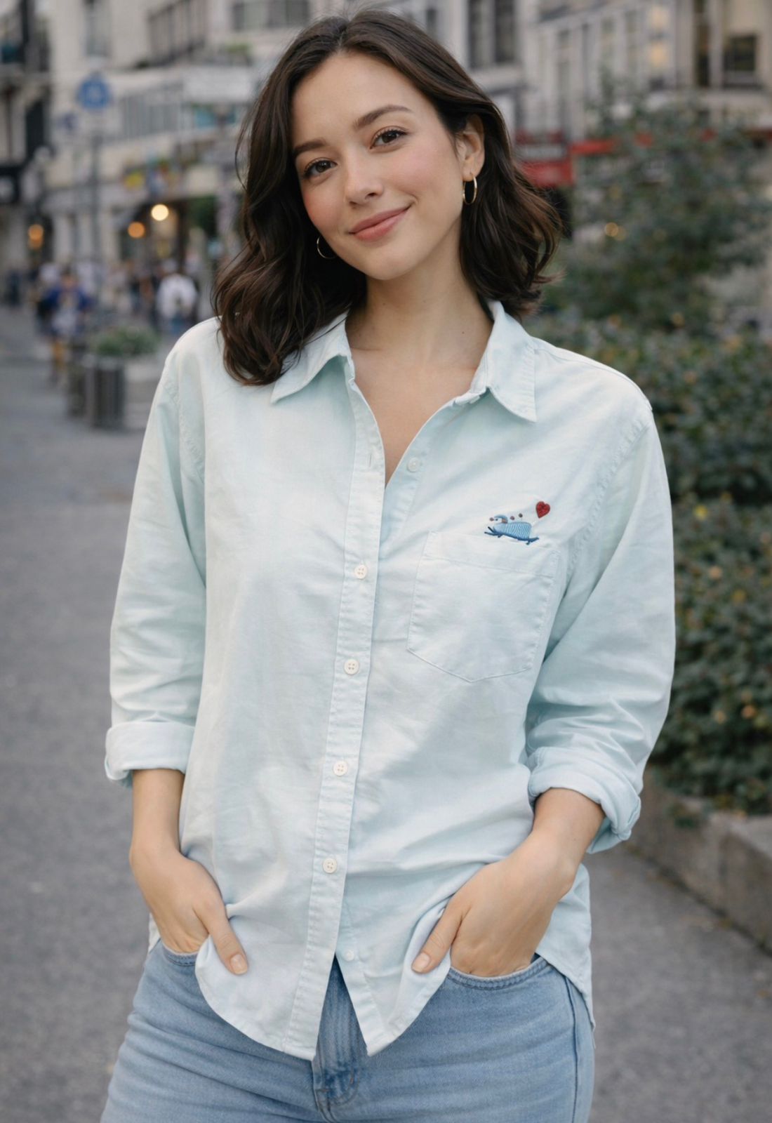 Classic button-down shirt